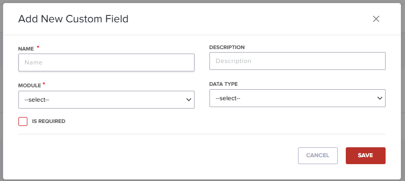 add new custom field dlg